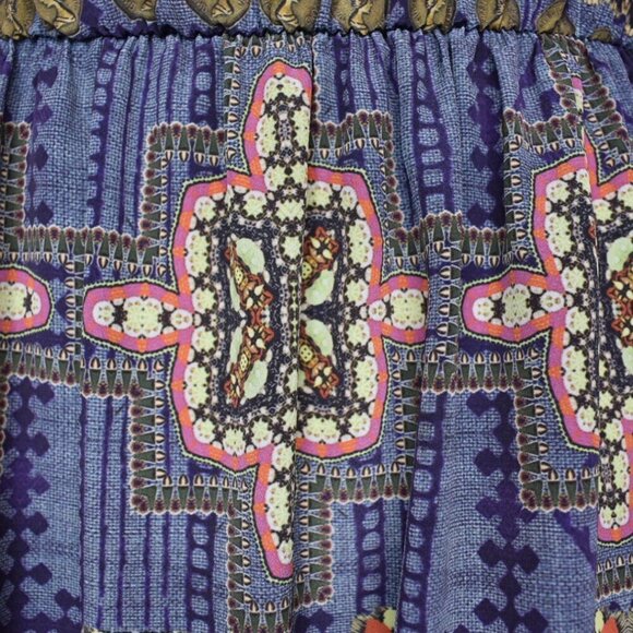 Anthropologie Hemant & Nandita Sleeveless Print Dress - Picture 5 of 8